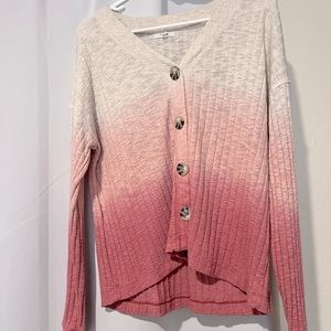 Maurices button up cardigan. Fade wash color. Size Medium.